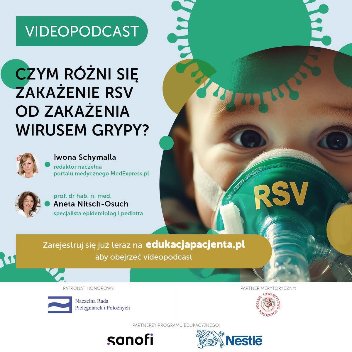 Fb Videopodcast Banner Czym Różni Się Zakażenie Rsv Od Zakażenia Wirusem Grypy