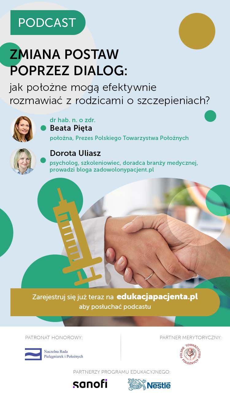 Baner Oi Pi P Pion Podcast Zmiana Postaw Poprzez Dialog Jak Położne Mogą Efe...eniach 1