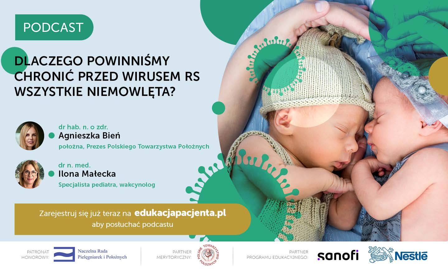 Baner Oi Pi P Poziom Podcast Dlaczego Powinniśmy Chronić Przed Wirusem Rs Wszystkie Niemowlęta
